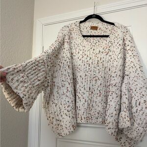 Cozy Cream Speckled Women's Sweater